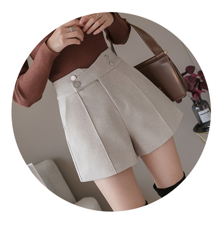 Wide Leg Loose Skinny High Waist Shorts