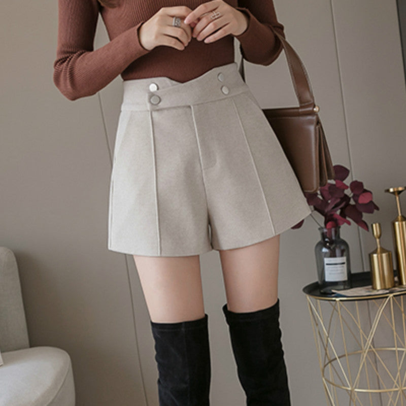Wide Leg Loose Skinny High Waist Shorts