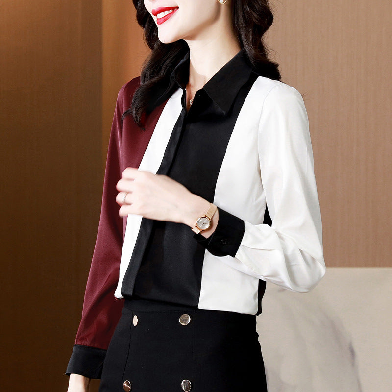 Women's Loose Fashion Western Style All-match Shirt Tops