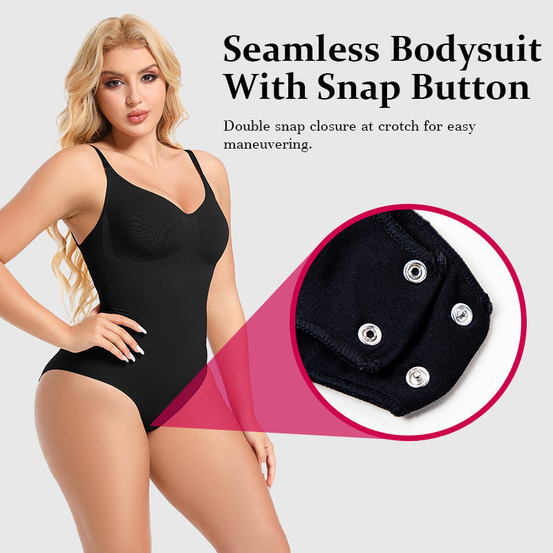 "SculptEase™ Seamless Shaping Bodysuit – Ultra-Slimming Faja Boyshort for Women (Plus Size Available