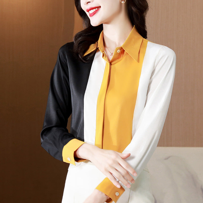 Women's Loose Fashion Western Style All-match Shirt Tops