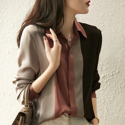 Women's Loose Fashion Western Style All-match Shirt Tops