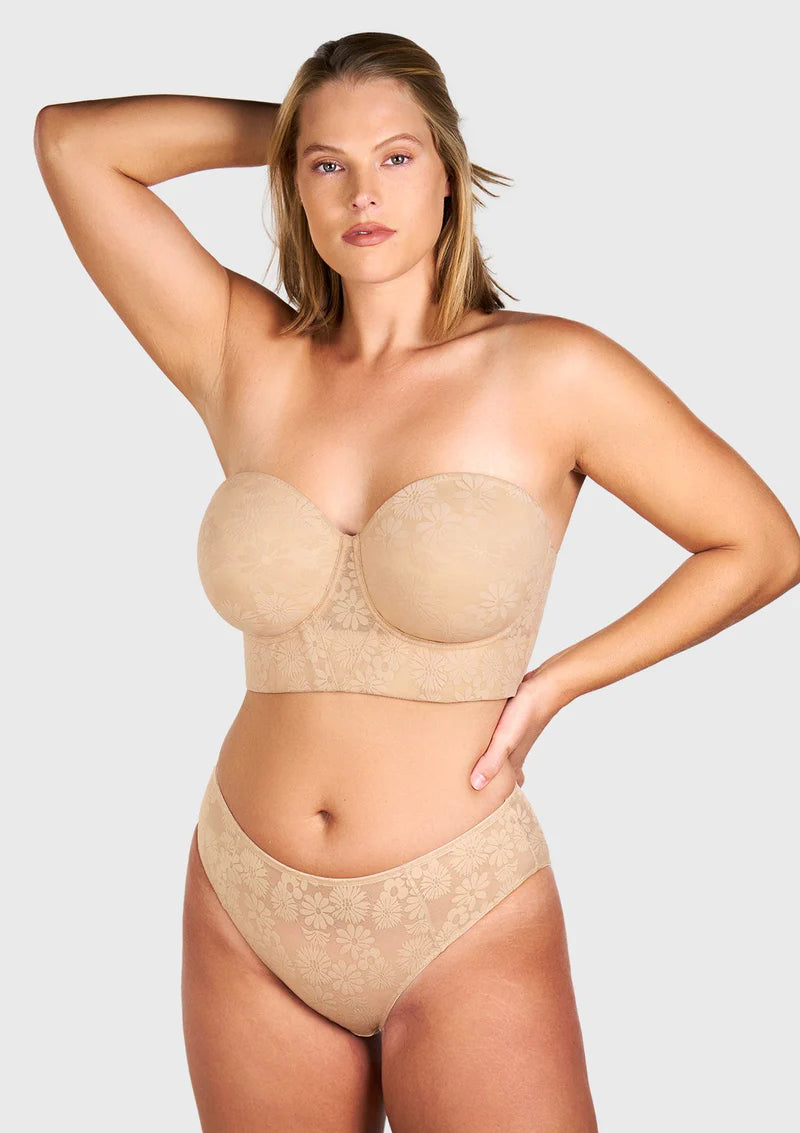 Thin Strapless Non-slip Push Up Bra