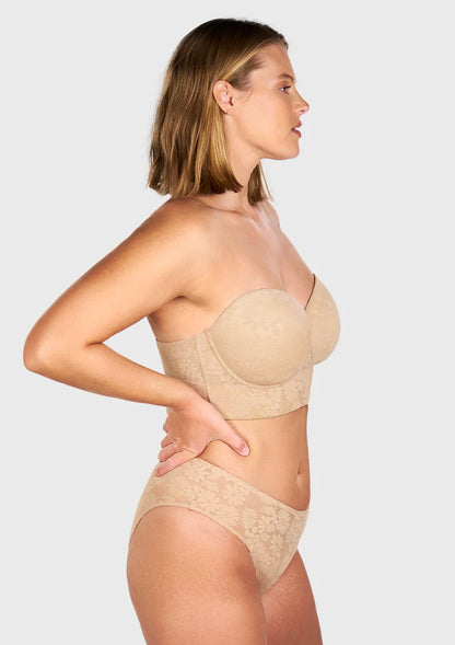 Thin Strapless Non-slip Push Up Bra