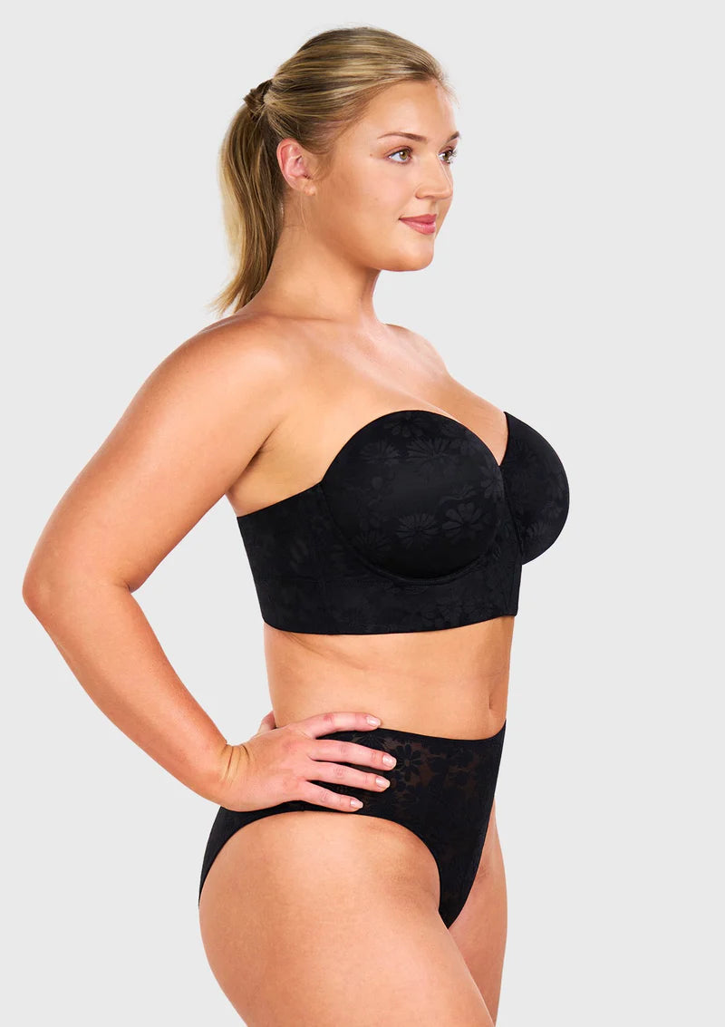Thin Strapless Non-slip Push Up Bra