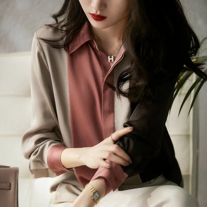 Women's Loose Fashion Western Style All-match Shirt Tops