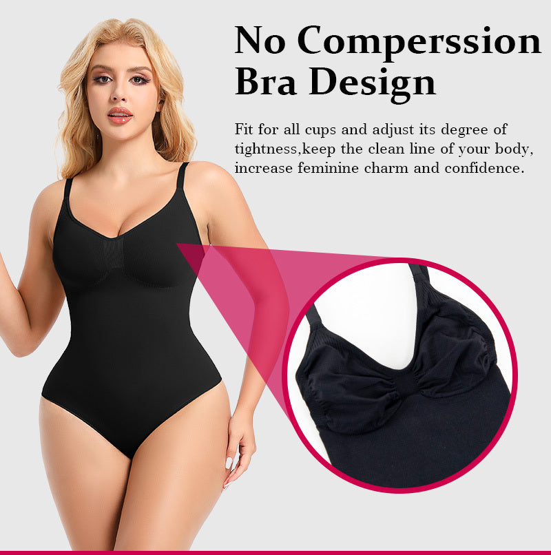 "SculptEase™ Seamless Shaping Bodysuit – Ultra-Slimming Faja Boyshort for Women (Plus Size Available